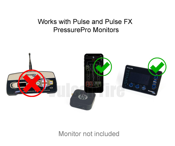 Dynamic Sensors are recommend for use on PressurePro PULSE and Pulse FX systems