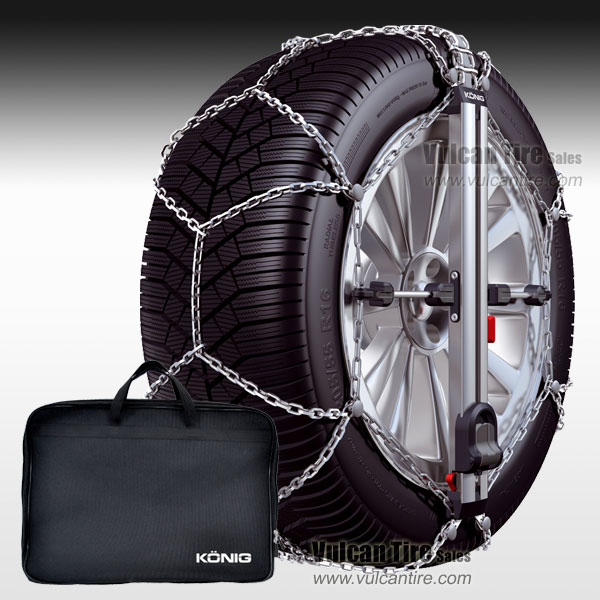 Set Chaines Neige Montage Rapide Voiture Konig Easy-Fit CU9 215/50/18 215 50