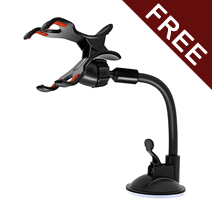 Flexible Suction Cup Mount: Free with purchase!