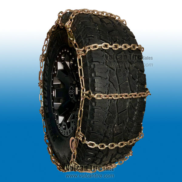 Quality Chain Forklift Twist 4 Link 7.00-12 Fork Lift Tire Chains 